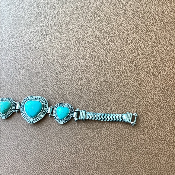 Heart-Shaped Turquoise Bracelet - Picture 5 of 5